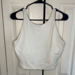 Women's Lululemon White sports bra Top